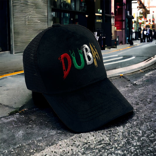 new Black cap hat Rare 2021 Black With  Dubai Word